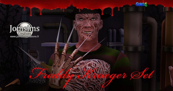  Jom Sims Creations: Freddy Krueger set