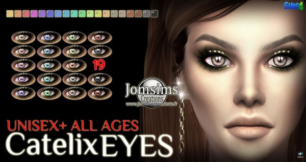  Jom Sims Creations: Catelix eyes