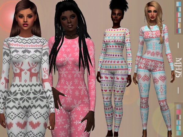  The Sims Resource: Winter Onesies by Margeh 75