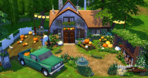  Studio Sims Creation: Pumpkin Pie house