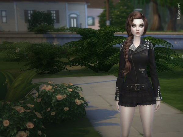  The Sims Resource: Spiked Jacket Recolor by Lavoieri