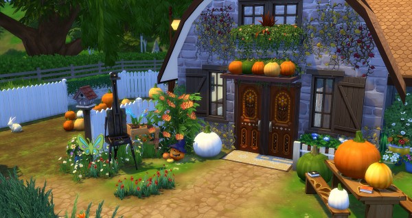  Studio Sims Creation: Pumpkin Pie house