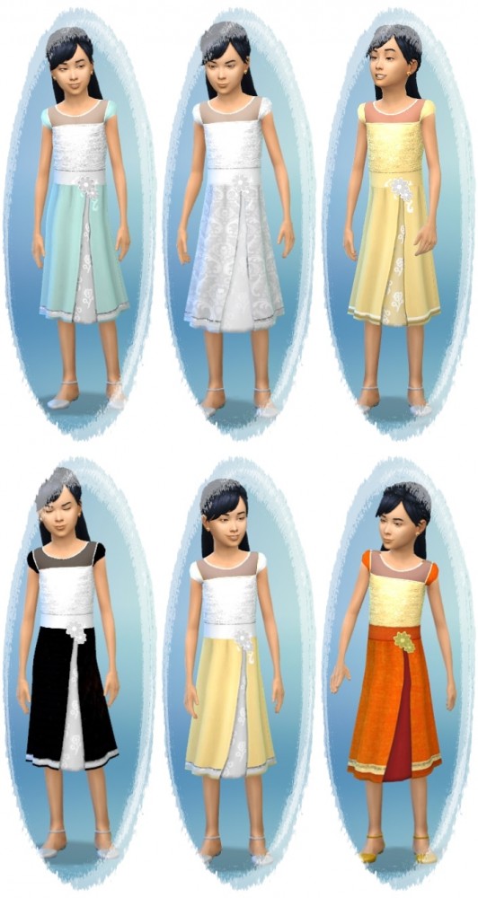  Birkschessimsblog: Girls Indian Dress Shorter recolored