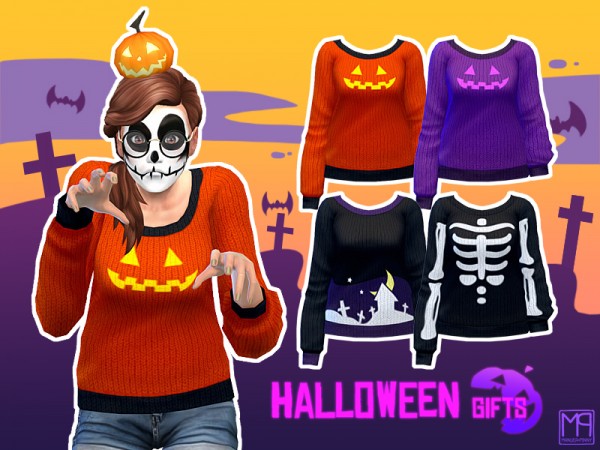  The Sims Resource: Pon Pon sweater by nueajaa