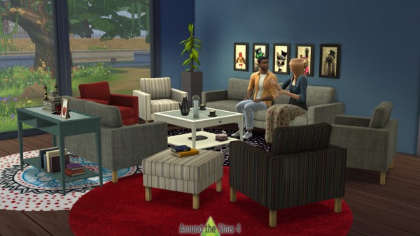  Around The Sims 4: IKEA Living Room