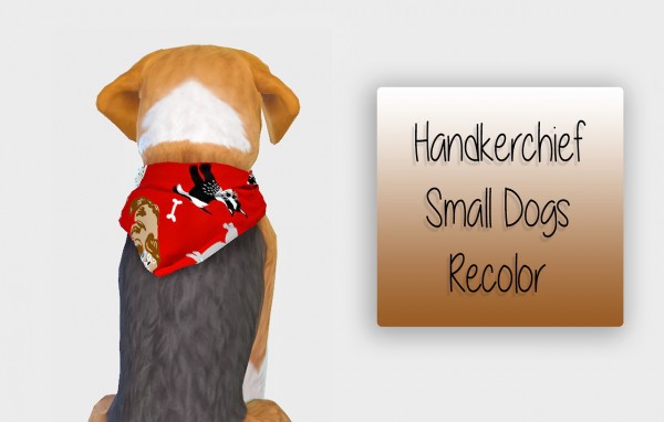  Simiracle: Handkerchief  Small Dog Recolor