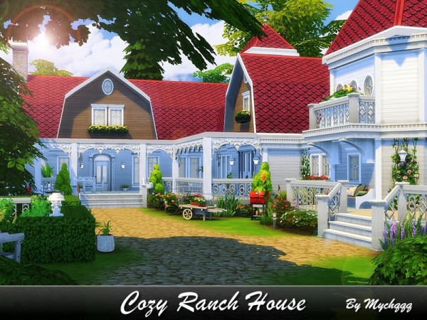  The Sims Resource: Cozy Ranch House by MychQQQ
