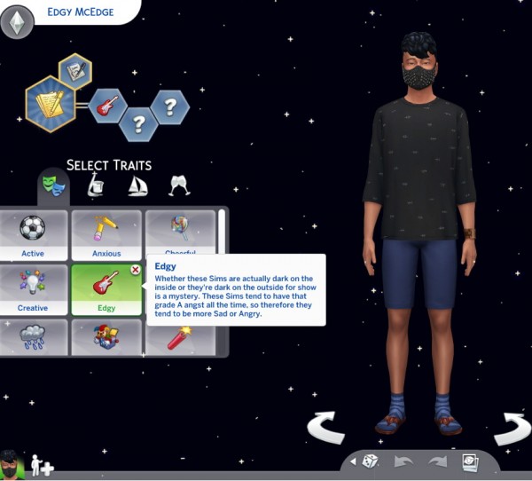  Mod The Sims: Edgy Trait by Hot Dawg