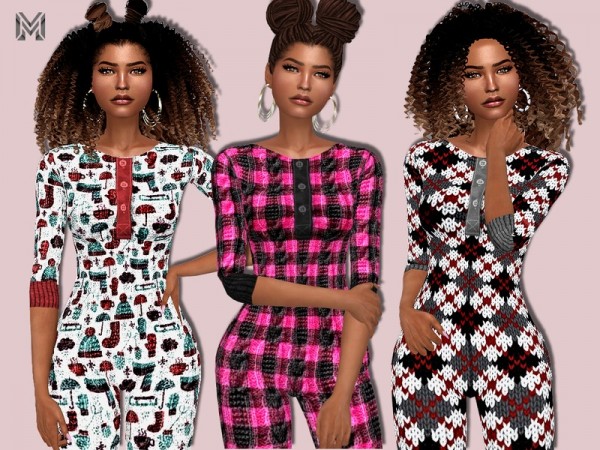 The Sims Resource: One Piece pajams N1 by MartyP • Sims 4 Downloads