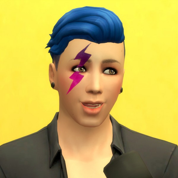  Mod The Sims: Thunder Facepaint Redux by Brainstrip