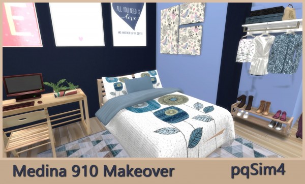  PQSims4: Apartament Medina 910 Makeover