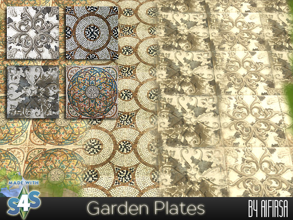  Aifirsa Sims: Garden Plates