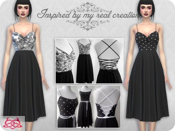  The Sims Resource: Claudia dress recolor 12 by Colores Urbanos