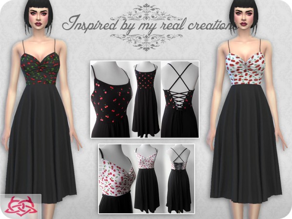  The Sims Resource: Claudia dress recolor 12 by Colores Urbanos
