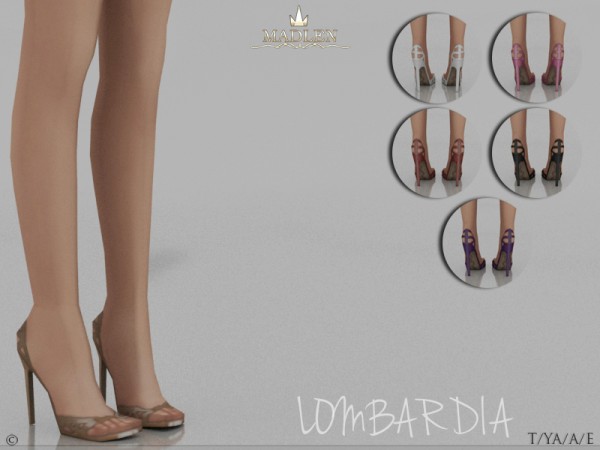  The Sims Resource: Madlen Lombardia Shoes by MJ95