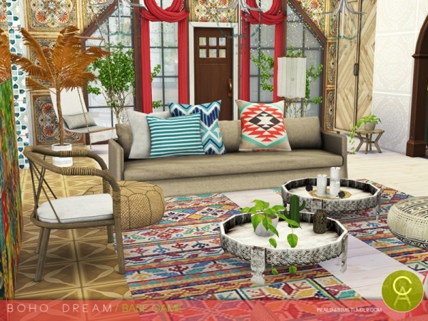  The Sims Resource: Boho Dream house by Pralinesims