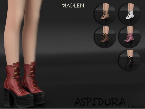  The Sims Resource: Madlen Aspidura Boots by MJ95