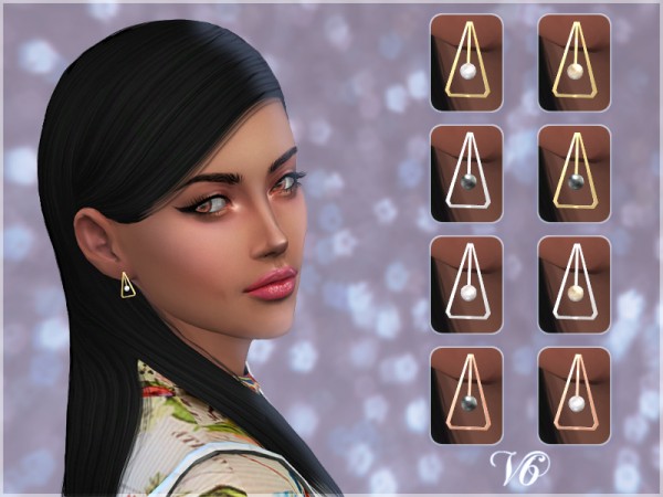  Giulietta Sims: Triangle Earrings V6