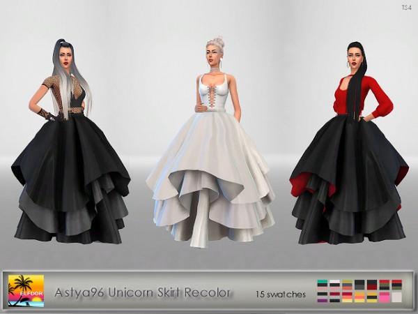  Elfdor: Astya`s Unicorn Skirt Recolored