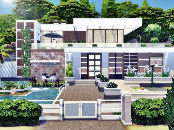  The Sims Resource: Quiana modern house by Moniamay72
