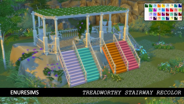  Enure Sims: Treadworthy Stairway Recolored