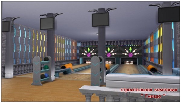  Sims 3 by Mulena: Bowling cafe Bowes