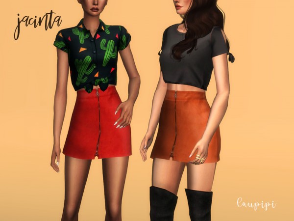  The Sims Resource: Jacinta skirt by Laupipi