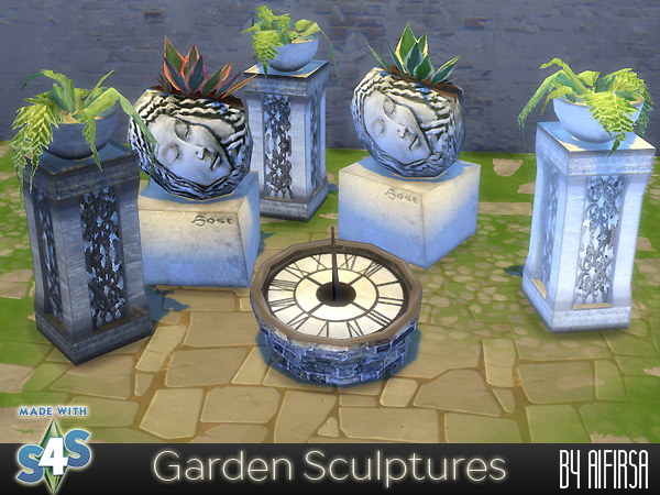  Aifirsa Sims: Garden Sculptures