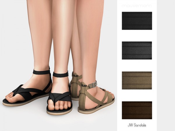 The Sims Resource: JW Sandals by mauvemorn