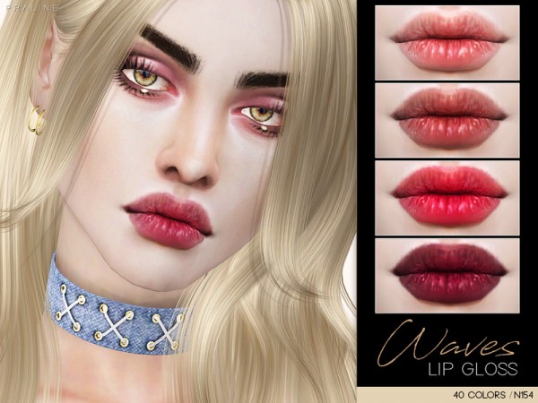  The Sims Resource: Waves  Lip Trio by Pralinesims