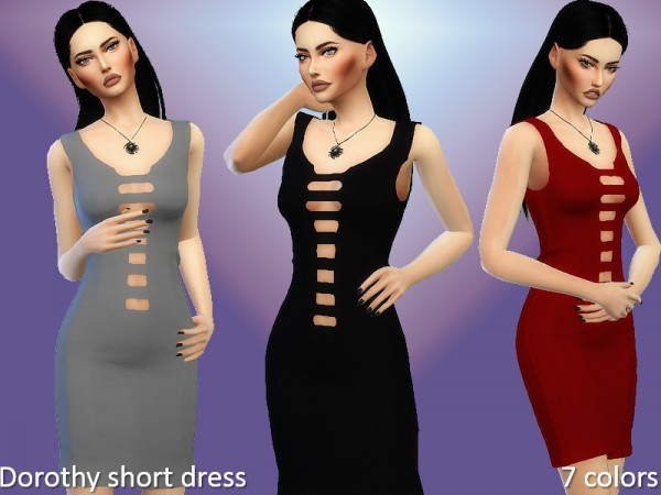  The Sims Resource: Dorothy Dress by Sharareh