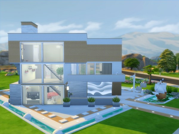 The Sims Resource: White sails house by Sims House