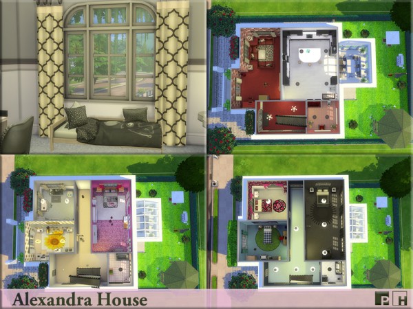  The Sims Resource: Alexandra House by Pinkfizzzzz