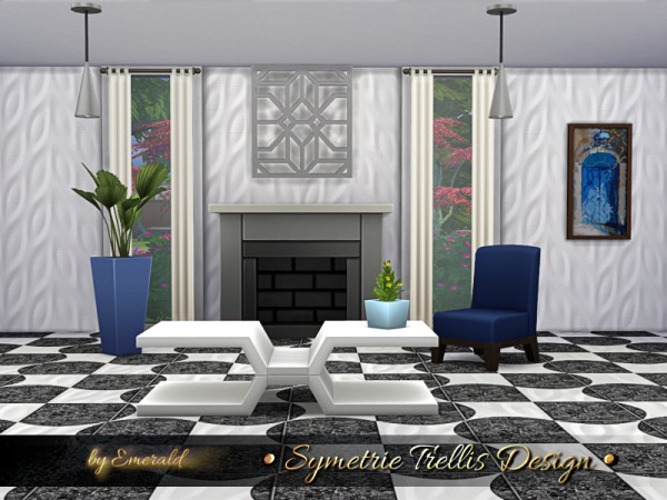  The Sims Resource: Symetrie Trellis Design by emerald