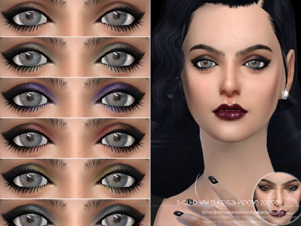  The Sims Resource: Eyeshadow 201705 by S Club