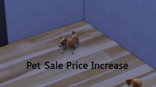  Mod The Sims: Pet Sale Price Increase by pd1ds