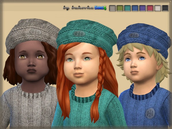  The Sims Resource: Hat Knitted by bukovka