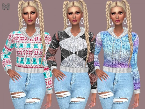  The Sims Resource: Wool Winter Sweaters by MartyP