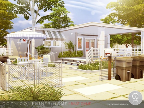  The Sims Resource: Cozy Container Home by Pralinesims