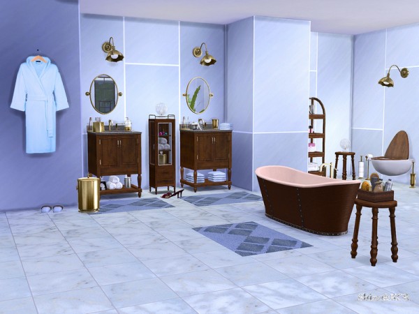  The Sims Resource: Bathroom Potterybarn by ShinoKCR