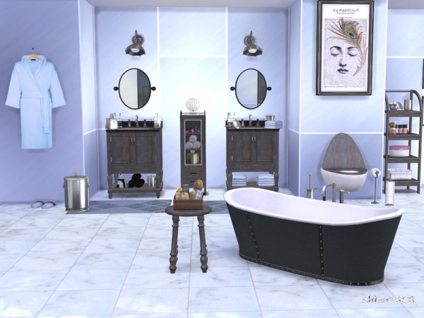  The Sims Resource: Bathroom Potterybarn by ShinoKCR