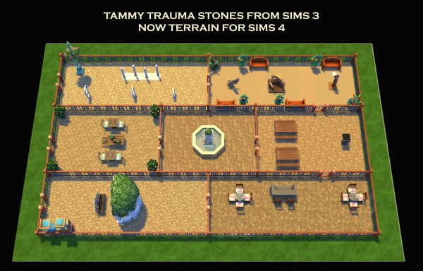  Mod The Sims: 7 Stone Terrains by Simmiller