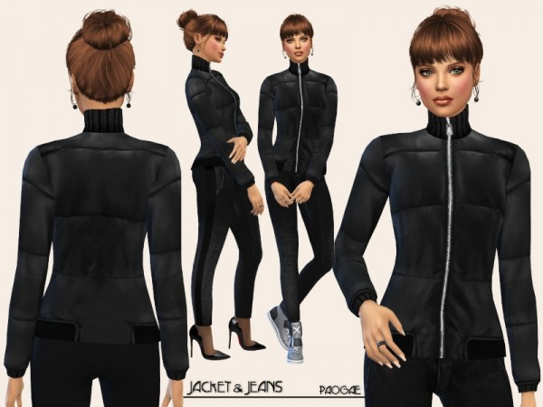  The Sims Resource: Jacket and Jeans by Paogae