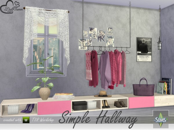  The Sims Resource: Simple Hallway by BuffSumm