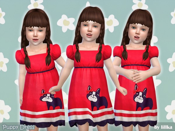  The Sims Resource: Puppy Dress by lillka