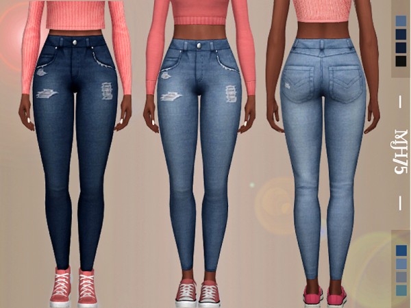  The Sims Resource: Adonia Jeans by Margeh 75