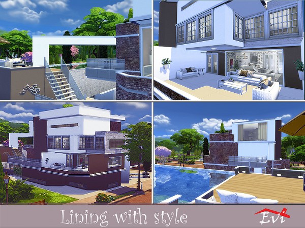  The Sims Resource: Living with style   house by evi