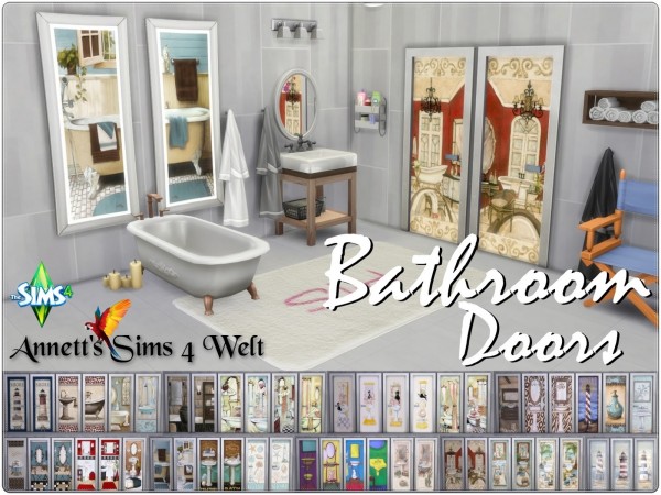  Annett`s Sims 4 Welt: Bathroom Doors