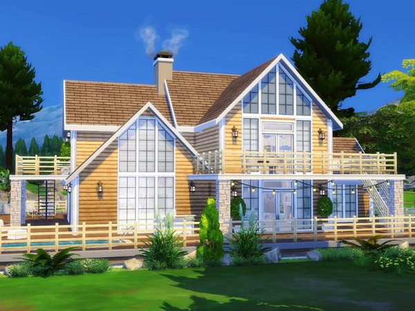  The Sims Resource: Breezy Avenue house by MychQQQ
