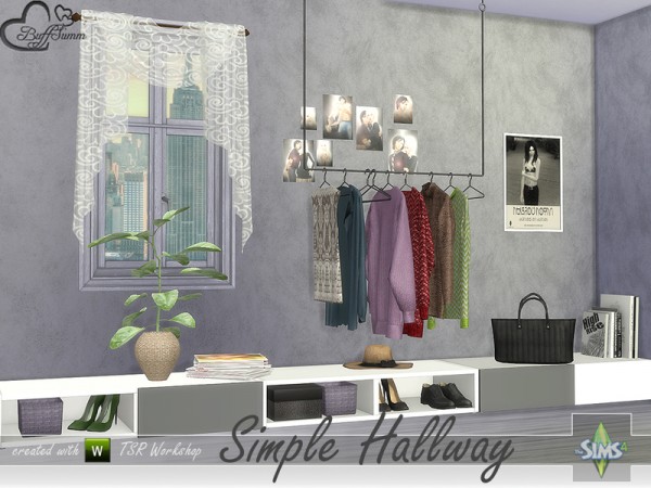  The Sims Resource: Simple Hallway by BuffSumm